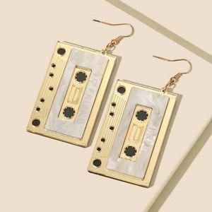 Cassette Tape Drop Earrings